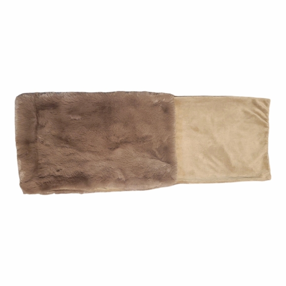 NEW Brown Deluxe Faux Fur Scarf - Picture 7 of 8